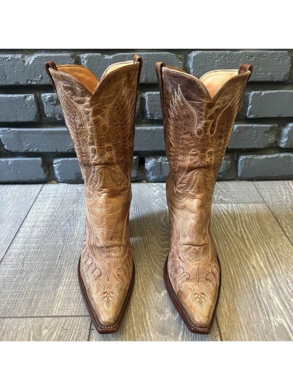 Old Gringo Pointed Toe Eagle Western Cowboy Boots Womens 10 B